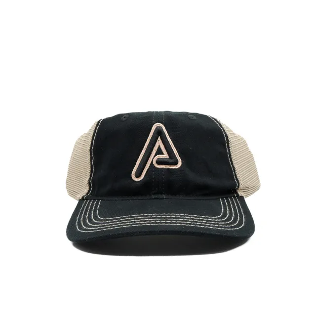 agency-arms-casquette-trucker-logo-a-noir-tan image 1