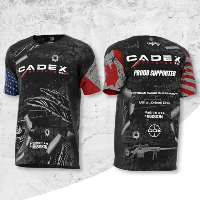 cadex-defence-proud-supporter-t-shirt-homme-polyester-respirant image 1