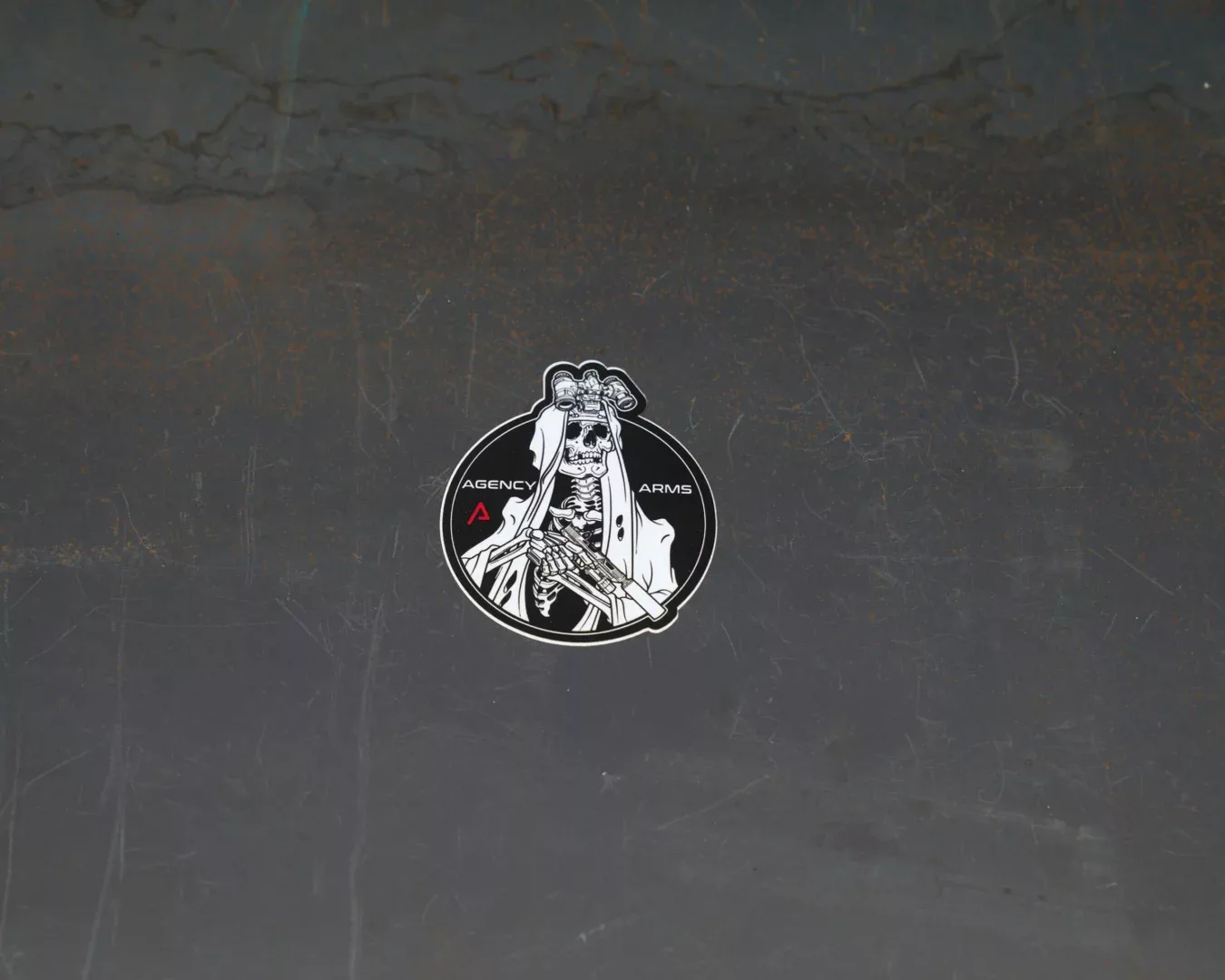 agency-arms-urban-reaper-sticker-vinyle-mat-3x3-6-pouces image 1