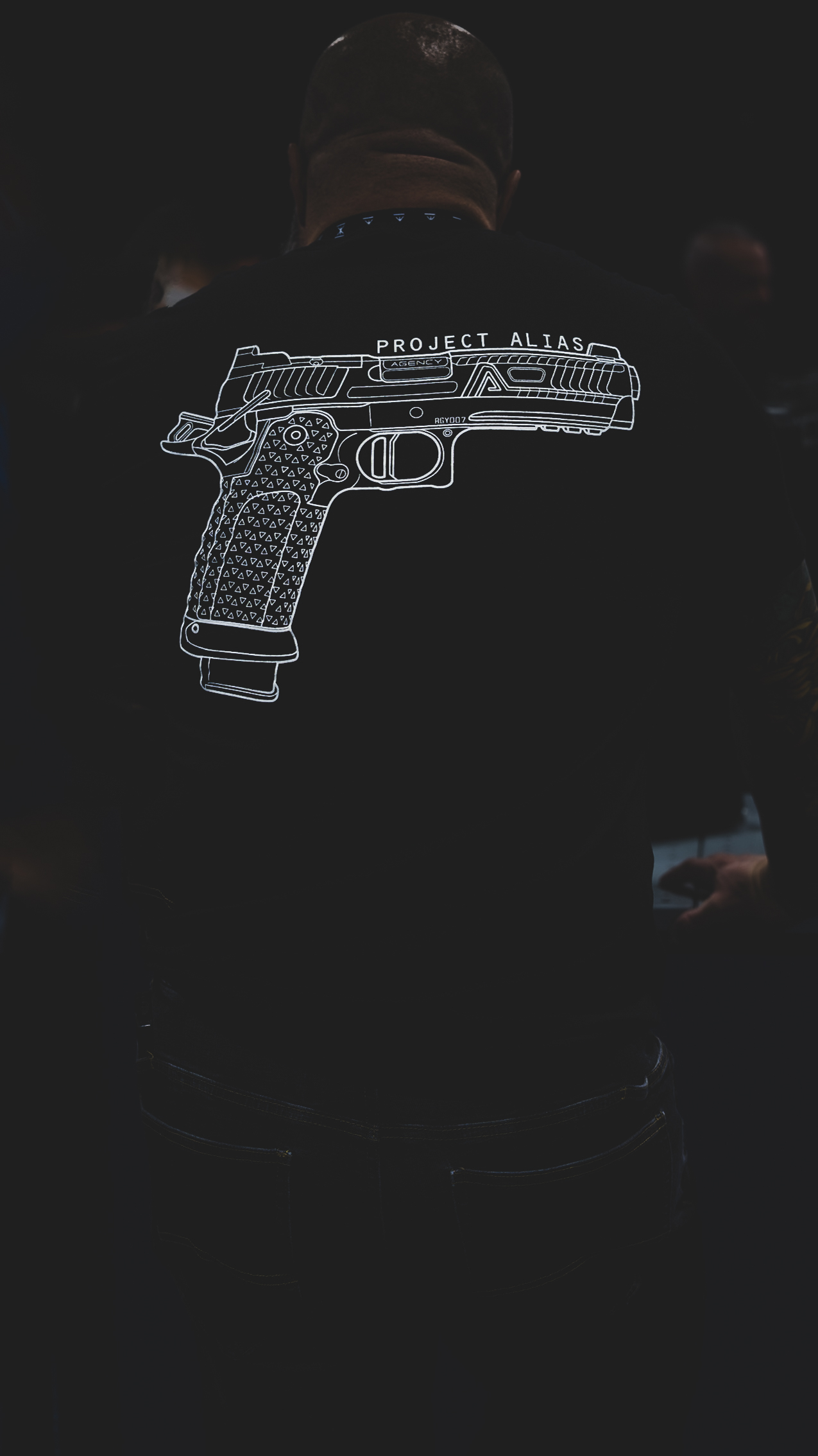 agency-arms-project-alias-t-shirt-athletic-fit-coton-noir image 5