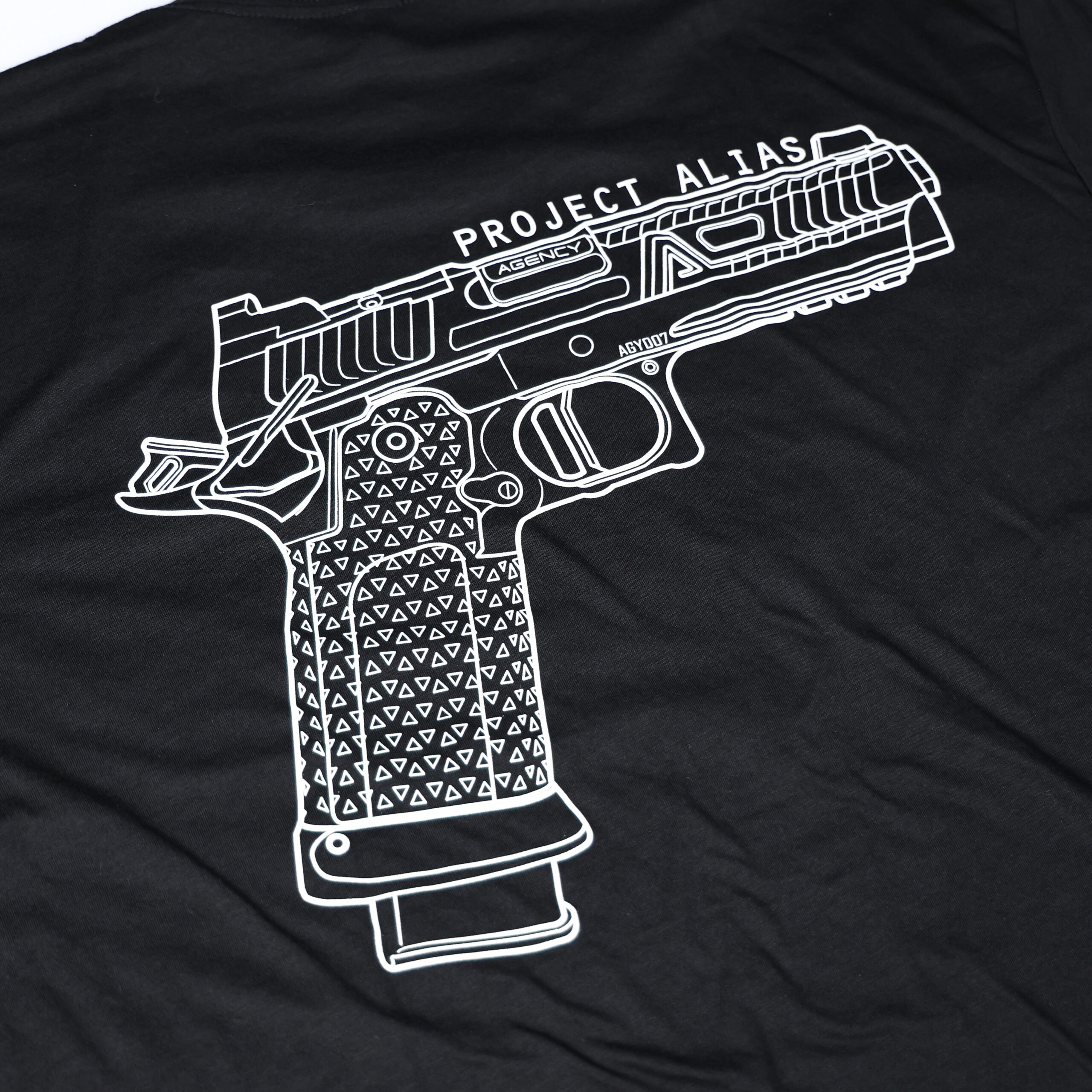 agency-arms-project-alias-t-shirt-athletic-fit-coton-noir image 2