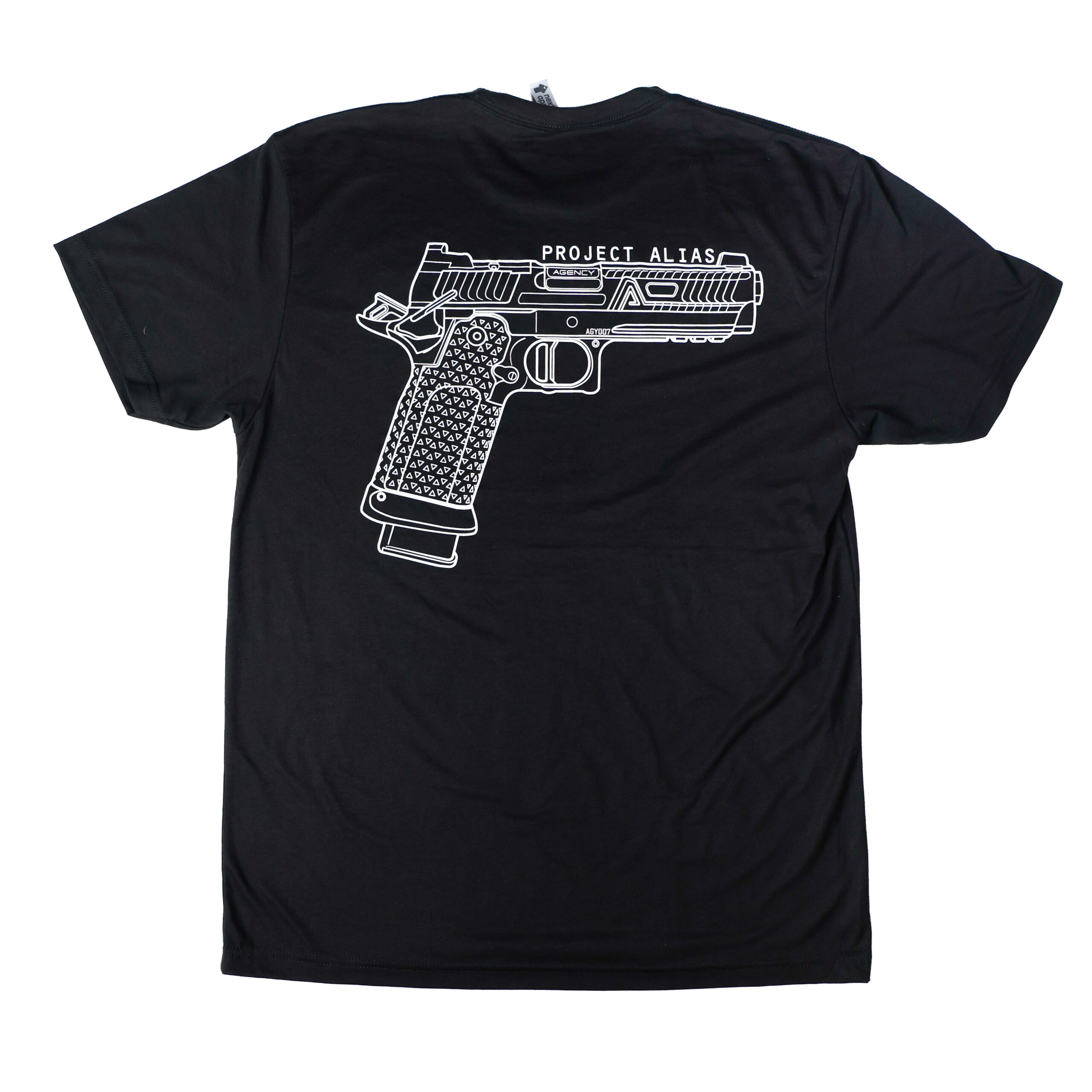 agency-arms-project-alias-t-shirt-athletic-fit-coton-noir image 1