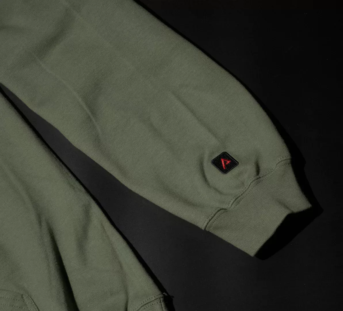 agency-arms-classified-reaper-sweat-capuche-vert-militaire-coton image 3