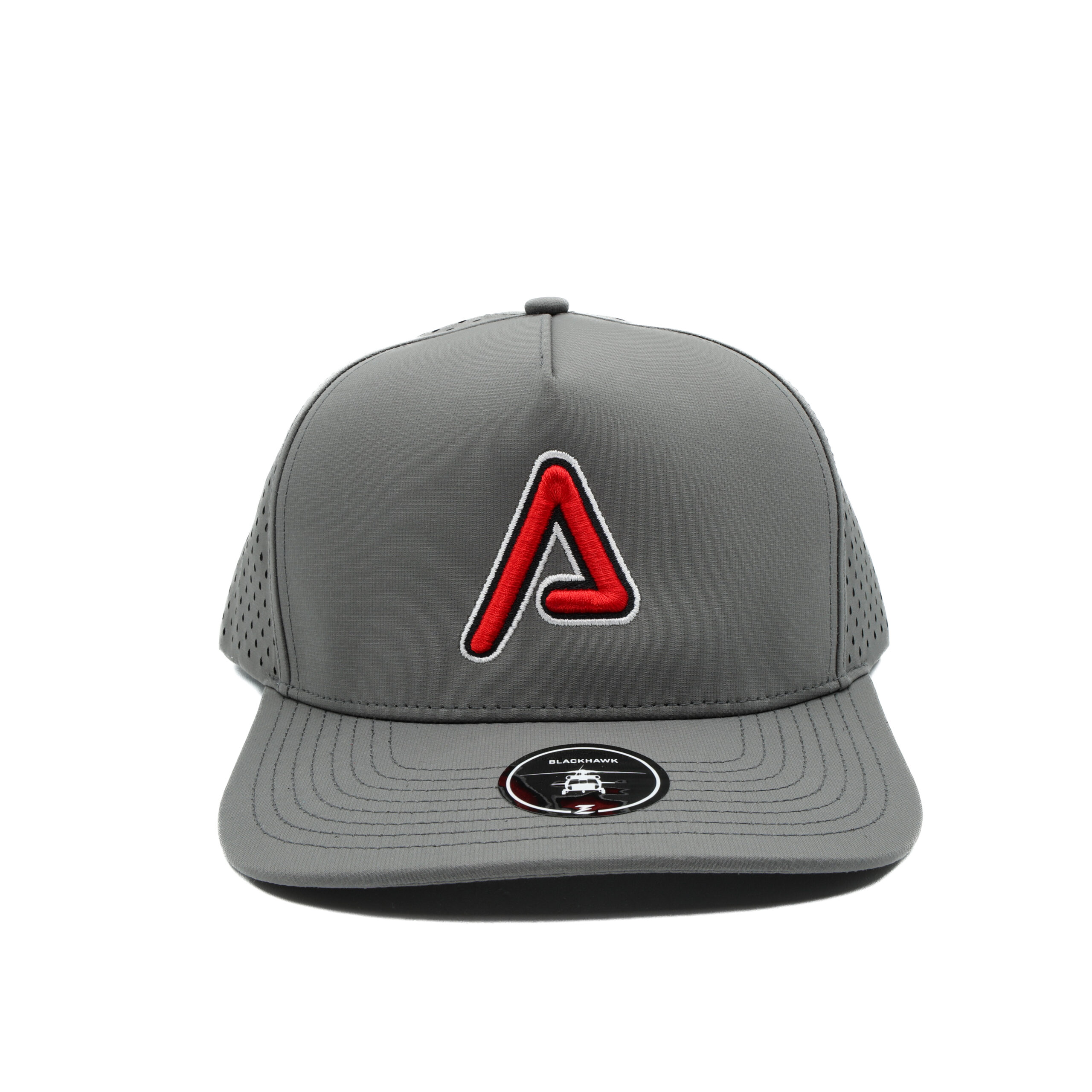 agency-arms-casquette-logo-a-gris-fonc-snapback-5-panneaux image 3