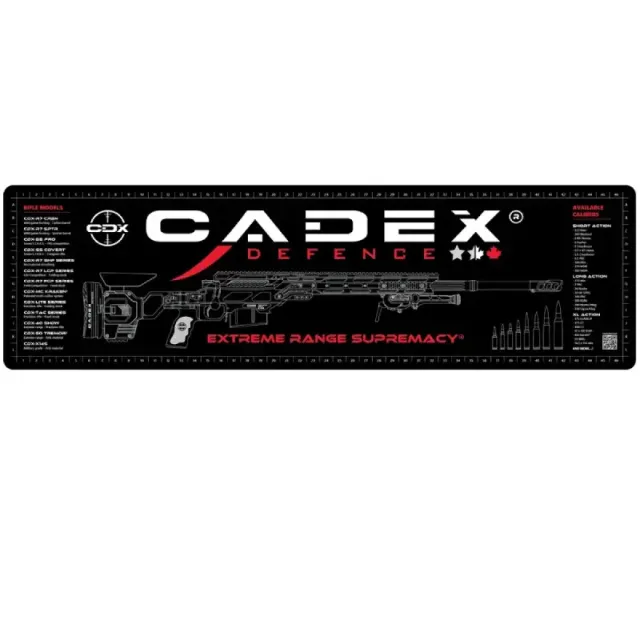 cadex-tapis-de-nettoyage-carabine-48-x14-antid-rapant-noir image 1
