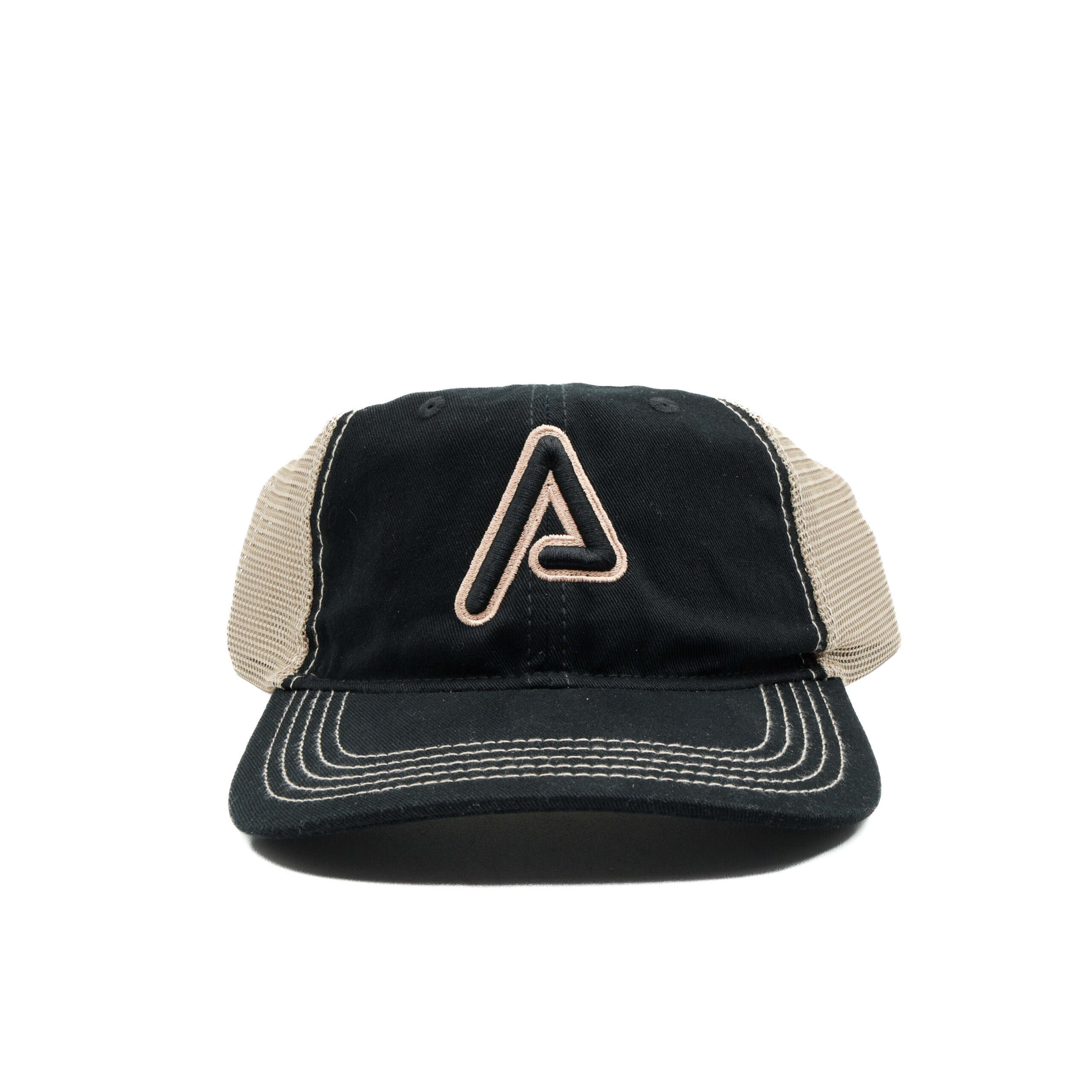 agency-arms-casquette-trucker-logo-a-noir-tan image 1