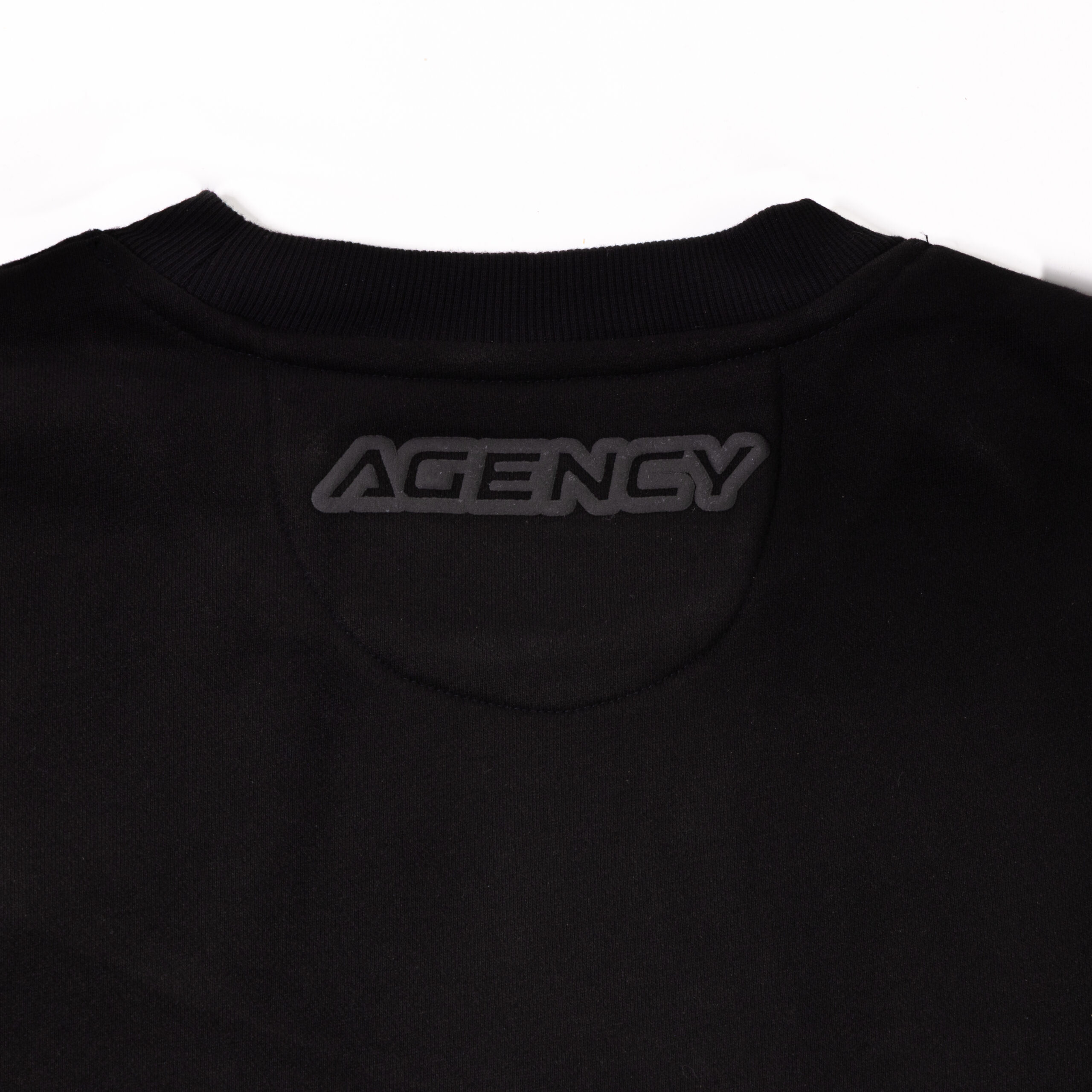 agency-arms-crewneck-sweatshirt-noir-coton image 2