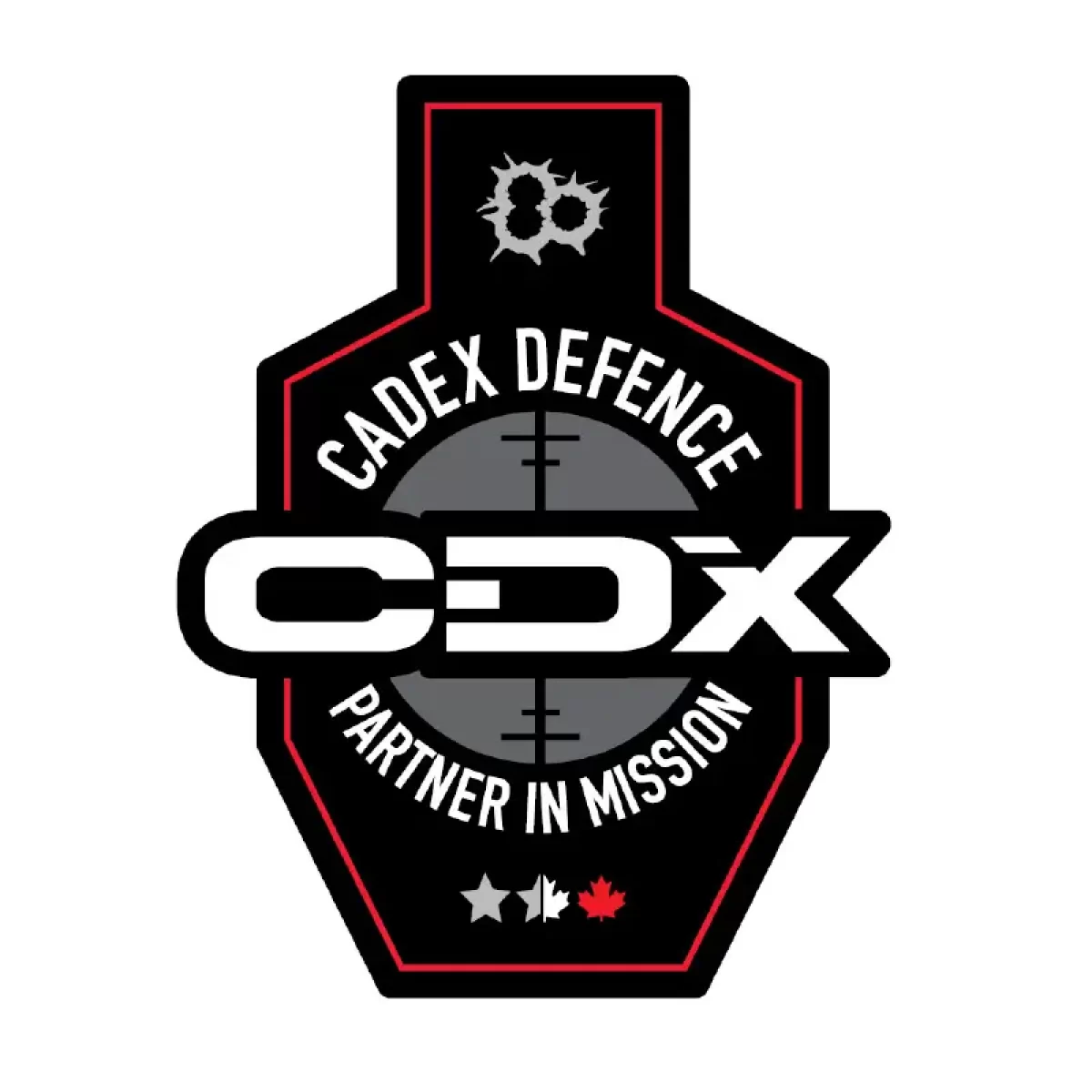 cadex-defence-target-patch-velcro-pvc-noir image 1