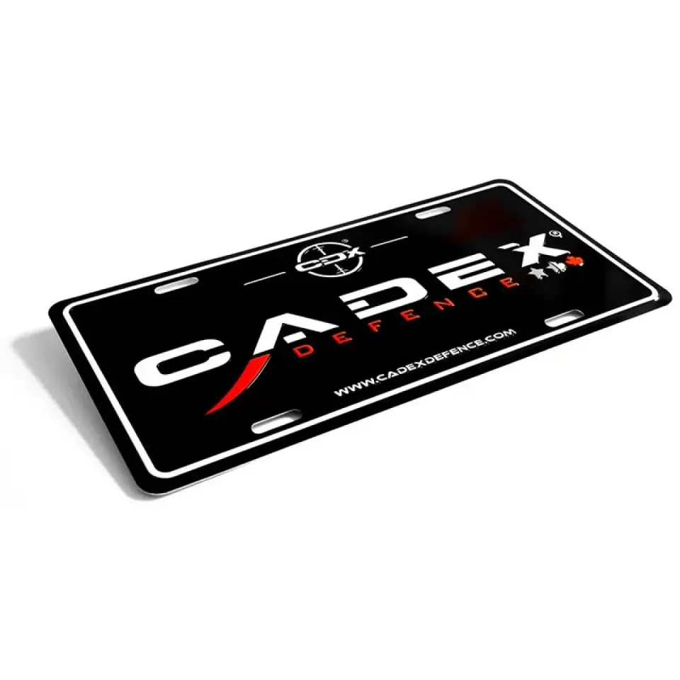 cadex-defence-plaque-voiture-alu-collection-30x15-cm image 1
