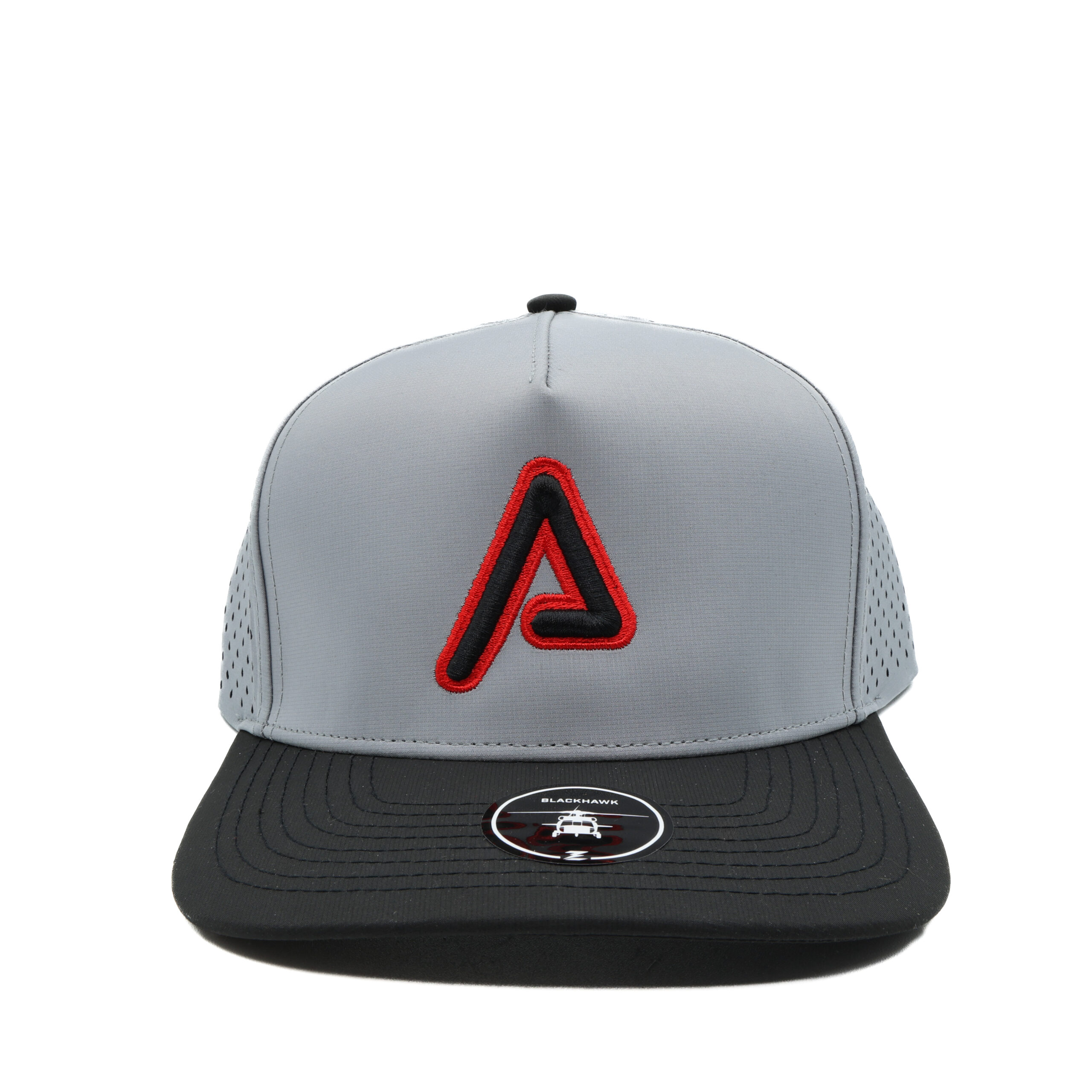 agency-arms-casquette-logo-a-gris-fonc-snapback-5-panneaux image 4
