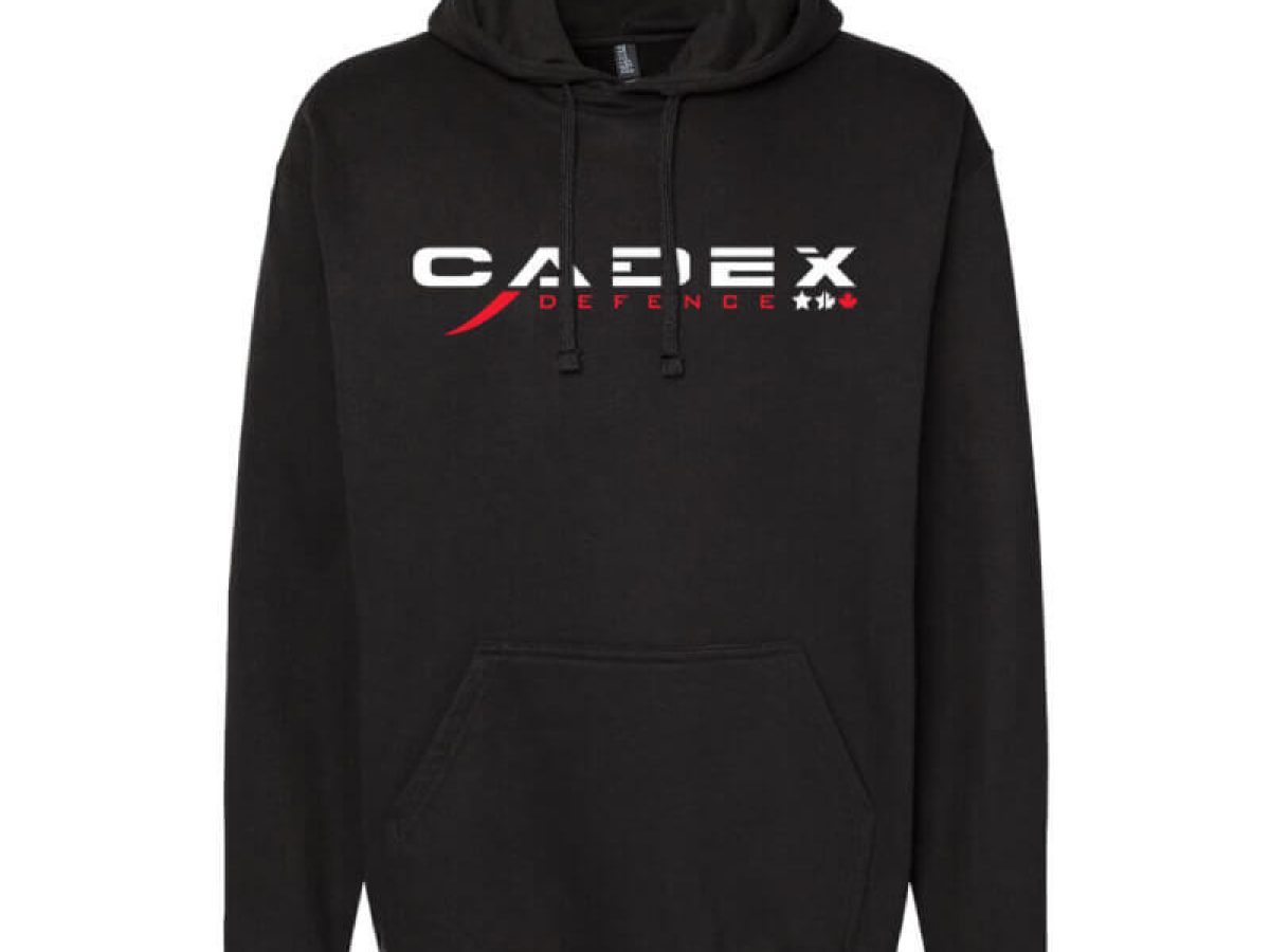 cadex-hoodies-sweat-noir-coton-brod image 2