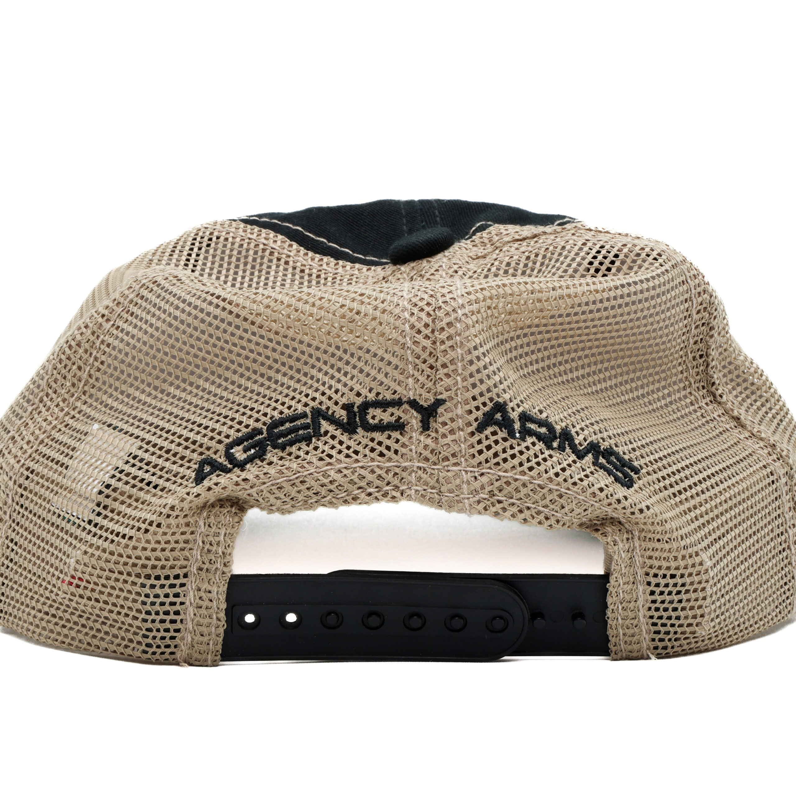 agency-arms-casquette-trucker-logo-a-noir-tan image 2