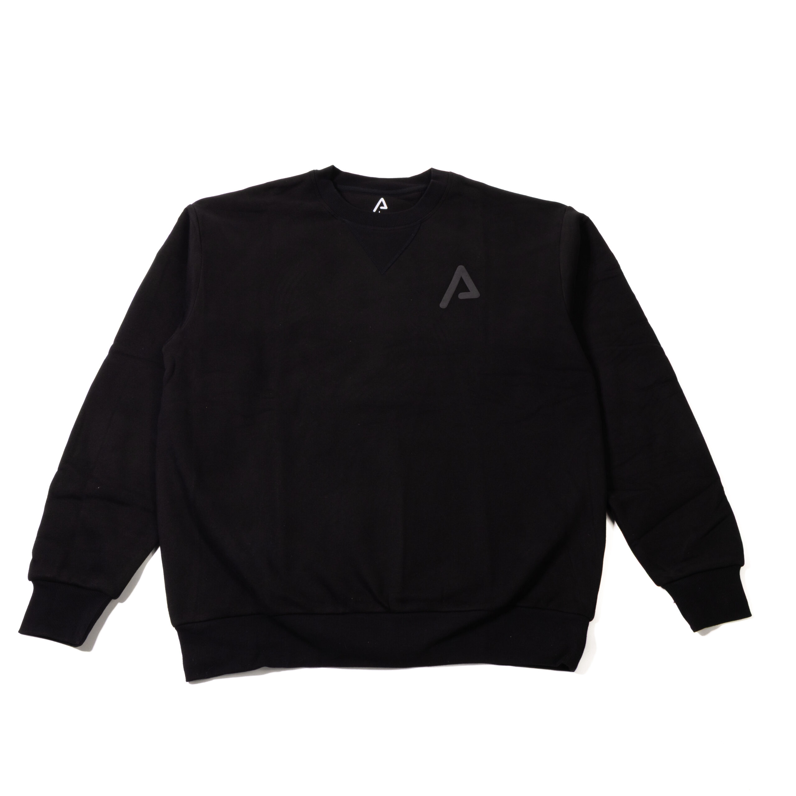 agency-arms-crewneck-sweatshirt-noir-coton image 1